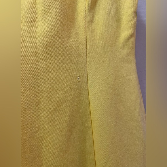 ⚪️ Myco Anna Yellow Zip Up Sleeveless Dress with Colorful Pattern Size XS - Picture 8 of 10